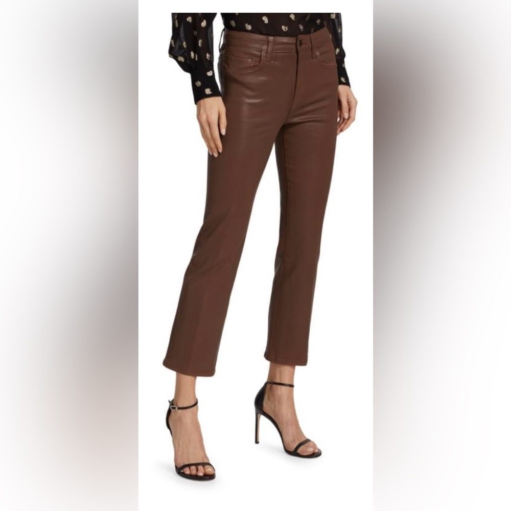 Joe’s Jeans Callie Crop Brown Waxed